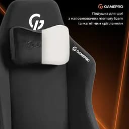 Геймерське крісло GamePro GC775B Fabric Black [148905] - мініатюра 12