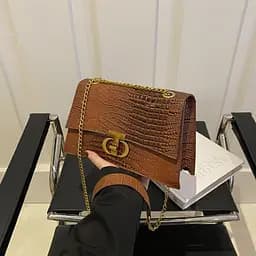 Сумочка на цепочке каркасная через плечо Lilly P4-6536C