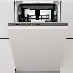 Посудомийна машина вбудована Whirlpool 10 комплектів A+++, 45 см, дисплей, інвертор білий - мініатюра 4