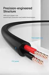 Кабель Vention 1м DC 3.5мм - USB 5V 2A для ламп, вентиляторів, USB хабів та ін. USB Type A на 3.5мм х 1.35мм - мініатюра 6