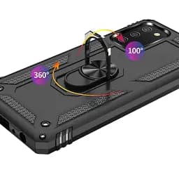 Панель BeCover Military для Samsung Galaxy A02s SM-A025/ A03s SM-A037 / M02s SM-M025 Black (706012) - мініатюра 3