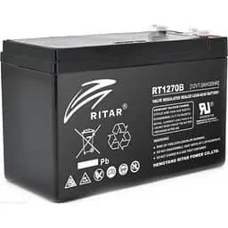 Аккумулятор Ritar AGM RT1270B, Black Case, 12V 7.0Ah