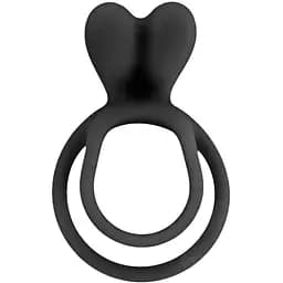 Эрекционное кольцо Glamy Double Cockring 6.3 см черный