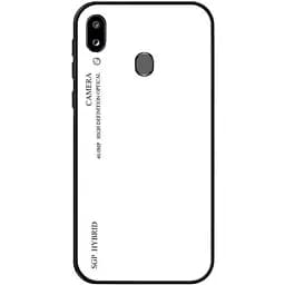 Чохол-бампер Primolux Gradient Glass для Samsung Galaxy A40 2019 (SMA405) White - мініатюра 2