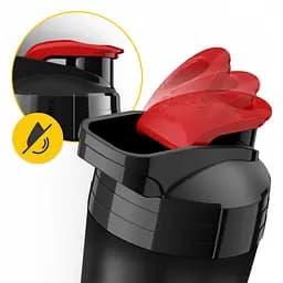 Шейкер спортивний 4FIZJO Ultra 700 мл Black/Red (P-5905973407106) - мініатюра 2