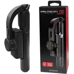 Стабілізатор штатив Gimbal L08 для фото автоматичний збалансований Black (my011)