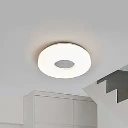 Стельова LED люстра із сірою серединою Ø 47 см | Line F | Арт. 6001 001-460 GR