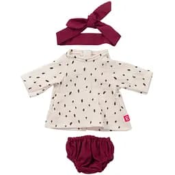 Комплект одягу туніка з пов'язкою для ляльок Miniland 38 см (31564)