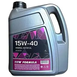 Моторна олива NEW FORMULA 15w-40 (SG/CD) кан. 4л ПЕТ (3,3кг) (NF200299)