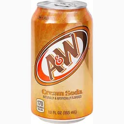 Напій безалкогольний A & W Cream Soda сильногазований 0.355 л з/б (940147)