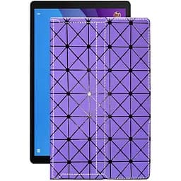 Чехол StatusCASE из экокожи для планшета Lenovo Tab M10 HD TB-X306 (2 Gen) Фиолетовый ромб