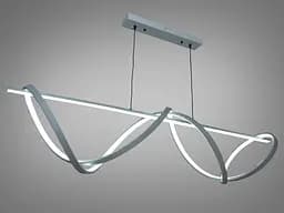 Стельова люстра LED Diasha 2263-120GR 84W, сірий, сучасний стиль для кафе, ресторану, вітальні, спальні, офісу - мініатюра 2