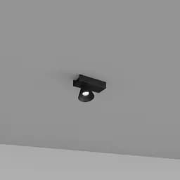 Накладний світильник Skarlat RSLC74131-1 1x7W BK 3000K