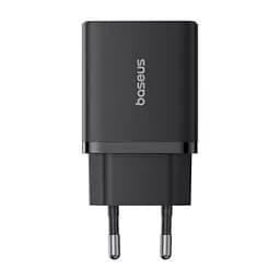 Мережевий зарядний пристрій Baseus Cube Fast Charger 2U+C 30W EU чорний P10111402113-00 - мініатюра 5