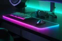 Ігрова поверхня SteelSeries QcK Prism Cloth XL RGB 900х300х4мм (63826) - мініатюра 2