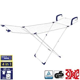 Сушарка для білизни підлогова Casa Si Flex Dry 4in1 White (CS92970D05) - мініатюра 1