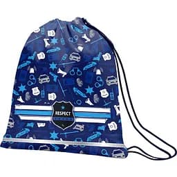 Сумка для обуви Smart SB-01 Police синяя (559075)