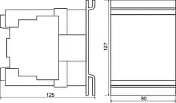Пускач ПМ 4‑95 F7 110B (LC1‑D9511) АСКО‑УКРЕМ (A0040010071) - мініатюра 9
