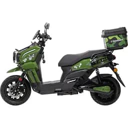 Електроскутер Двомісний Crosser CR-21 (2500W 76.8V/40Ah) Зелений - мініатюра 4