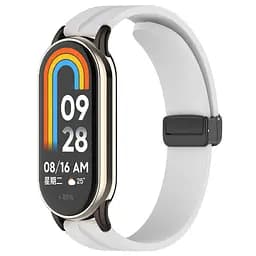 Ремешок Line Magnetic для Xiaomi Mi Band 9/8/10 Серый / Gray