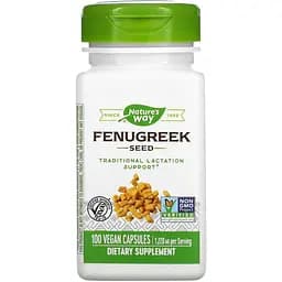 Пажитник Nature's Way Fenugreek Seed 610 мг 100 капсул