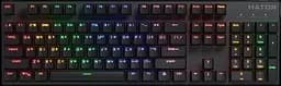 Клавіатура Hator Icefall Mecha Rainbow Origin Red RGB Black (HTK104) - мініатюра 2