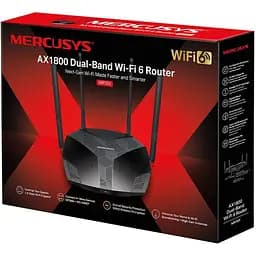 Роутер Mercusys MR70X AX1800 Black 802.11ax (MR70X) - мініатюра 5