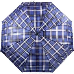 Женский складной зонтик полный автомат HDUEO 94 см синий