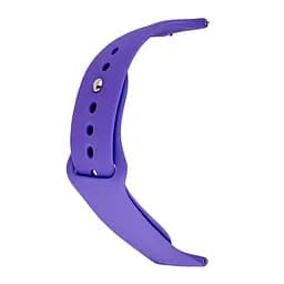 Ремінець Silicone 22 мм Watch Gear S3/ Watch 46 мм/Xiaomi Amazfit Deep Фіолетовий L - мініатюра 2