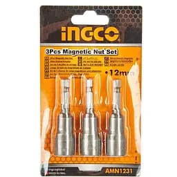 Набір головок торцевих Ingco магнітні 12 мм 3 шт. (AMN1231)