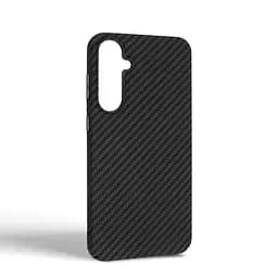 Карбоновый чехол для Samsung Galaxy S23 FE 5G (SM-S711), LikeCarbon, черный, панель, защитный чехол-накладка, ультратонкий и легкий, противоударный, обеспечивает защиту от ударов, падений и царапин, ArmorStandart (ARM71933) - мініатюра 2