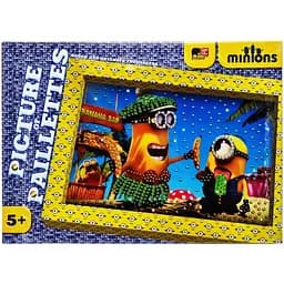 Набір для творчості Danko Toys Картина паєтками з цвяшками Міньйон з бананом (ФР-00005694)