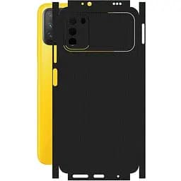Защитная пленка StatusSKIN для Xiaomi Poco M3 Корпус Винил Матрикс черный