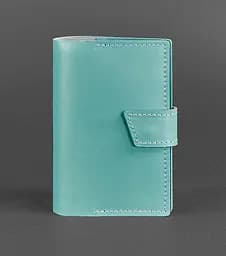 Кожаная обложка для паспорта 4.0 бирюзовая
