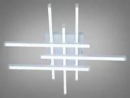 Стельова LED люстра Romin біла 70 Вт 6 модулів 12 м² - мініатюра 2
