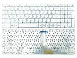 Клавіатура для ACER Aspire E5-722, E5-772, V3-574G, A315, A515, A715, ES1-523 (RU White без рамки)