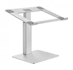 Підставка для ноутбука до 15.6" Gembird NBS-D1-02, Silver, алюмінієва, 225 - 380 мм