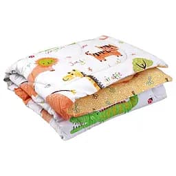 Одеяло Руно Джунгли, 140х105 см, желтый с молочным (320.137Jungle)