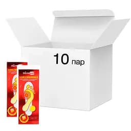 Хімічна грілка-устілка Thermopad Foot Warmer New, 10 пар 36-37 Білий