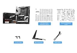 Материнcька плата PRO B650-A WIFI sAM5 B650 4xDDR5 M.2 HDMI DP WiFi BT ATX MSI teh0019096 - мініатюра 3