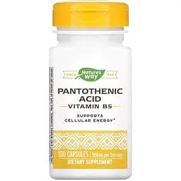 Вітаміни та мінерали Nature's Way Pantothenic Acid, 100 капсул
