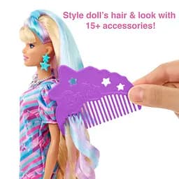 Лялька Barbie Totally Hair Зіркова красуня (HCM88) - мініатюра 2