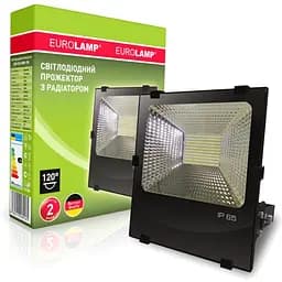 Прожектор Eurolamp Euroelectric LED з радіатором чорний (LED-FLR-SMD-100) - мініатюра 2