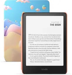 Електронна книга Amazon Kindle Paperwhite Kids 12th Gen 2024 Starfish, 16 ГБ, дисплей 7 E Ink Carta, HD-екран, антиблікове покриття, підсвічування, сенсорний екран, захист від вологи, Bluetooth/Wi-Fi, USB-C