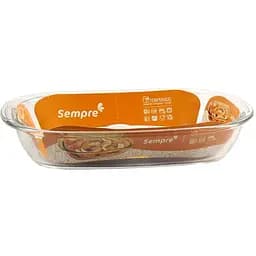 Деко жароміцне скляне прямокутне Marinex Sempre для випікання 3.0 л (6512)