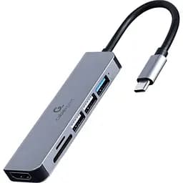 USB-Хаб Cablexpert A-CM-COMBO6-02 USB Type-C 6-в-1 (A-CM-COMBO6-02)