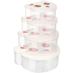 Набор пластиковых контейнеров Heinner 4 шт. (HR-QL-BS4P) 