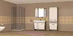 Душова кабіна Eger Rudas 90x90 (без піддону) 599-001/1L - мініатюра 4