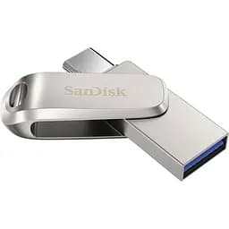 Флеш-накопичувач Sandisk Flash USB 3.1 Ultra Dual Luxe Type-C 256Gb (150 Mb/s) (SDDDC4-256G-G46)