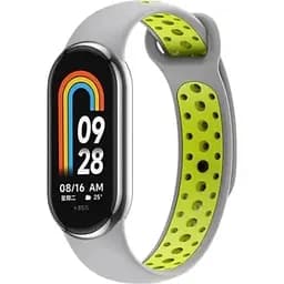 Ремінець Becover Vents Style для Xiaomi Mi Smart Band 8 Gray-Green (709418)